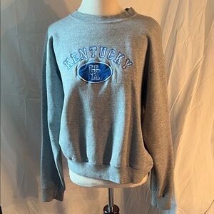 Vintage Gray University of Kentucky Sweatshirt UK